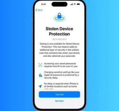 伊吾苹果授权维修店分享被盗设备保护功能开启方法 