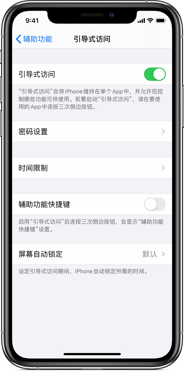 伊吾苹果手机维修分享如何在 iPhone 上退出引导式访问 