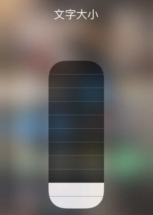 伊吾苹果手机维修分享小技巧：在 iPhone 控制中心快速调节字体大小 